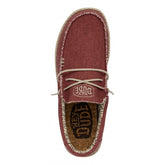 Hey Dude Wally Braided Pompeian Red